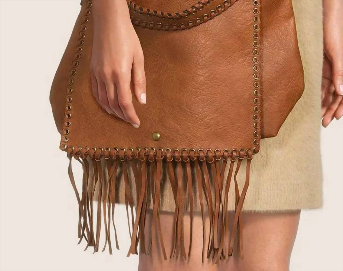 Ampere Creations - Women's Lacey Fringe Messenger Hand Bag