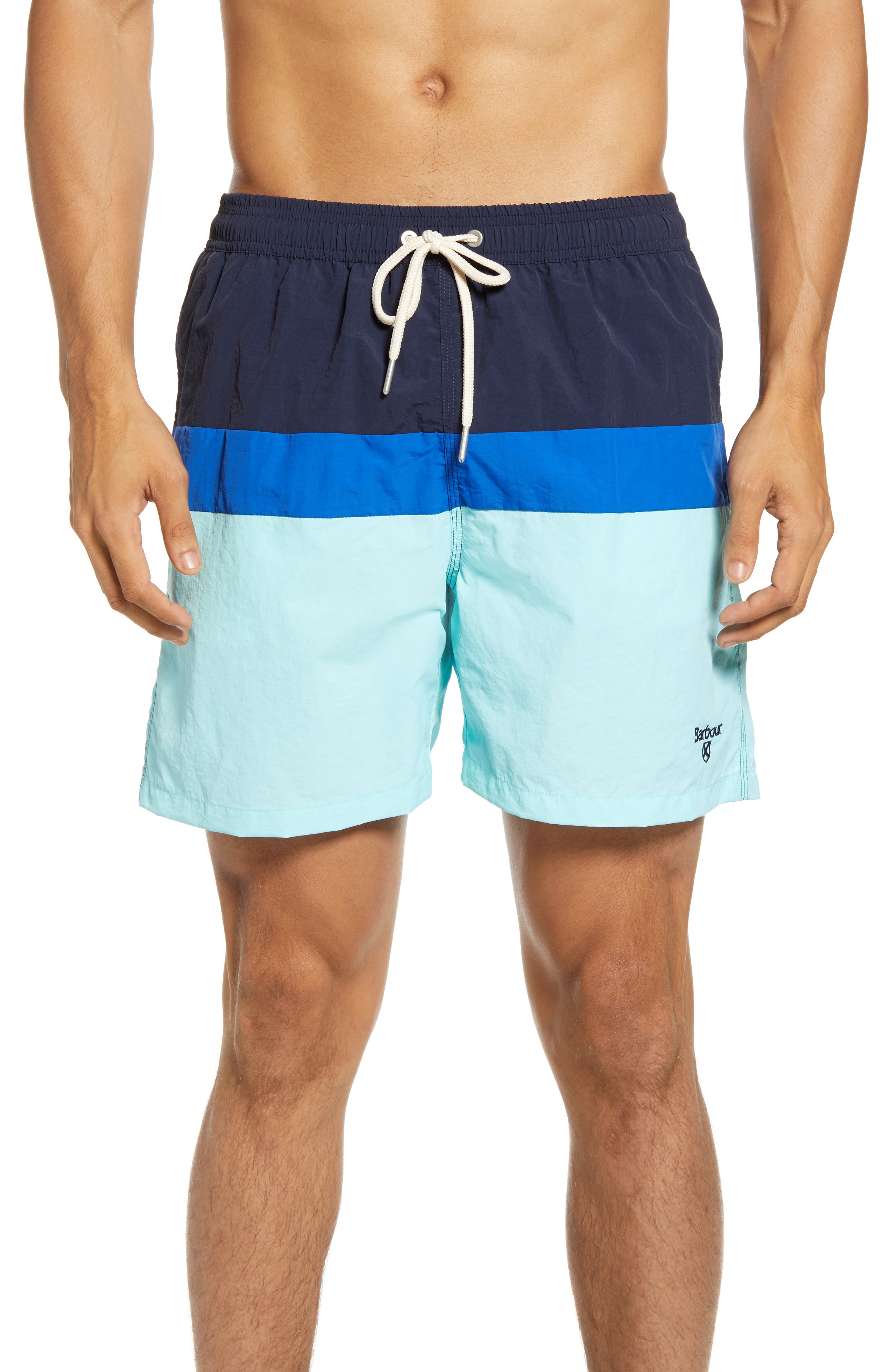 mens-barbour-shore-colorblock-swim-trunks-blue