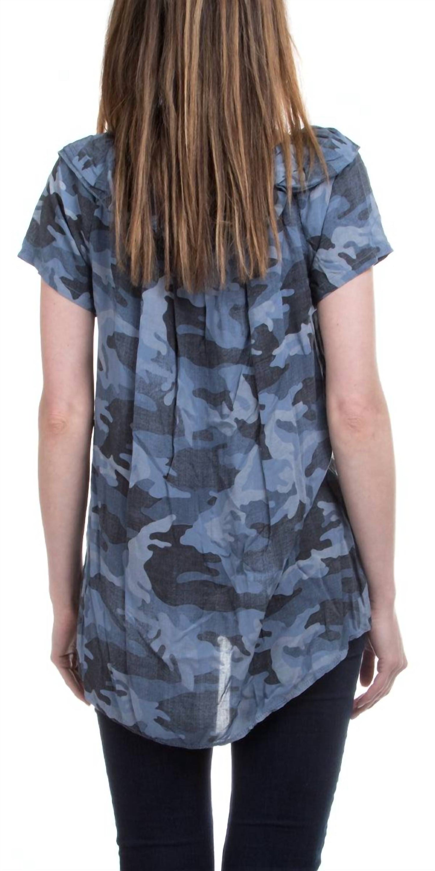 Gigi Moda - Alba Camo Top