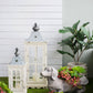 Wooden Candle Lantern Decorative Hurricane Lantern Holder