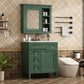 Bathroom Vanity With Medicine Cabinet and Storage