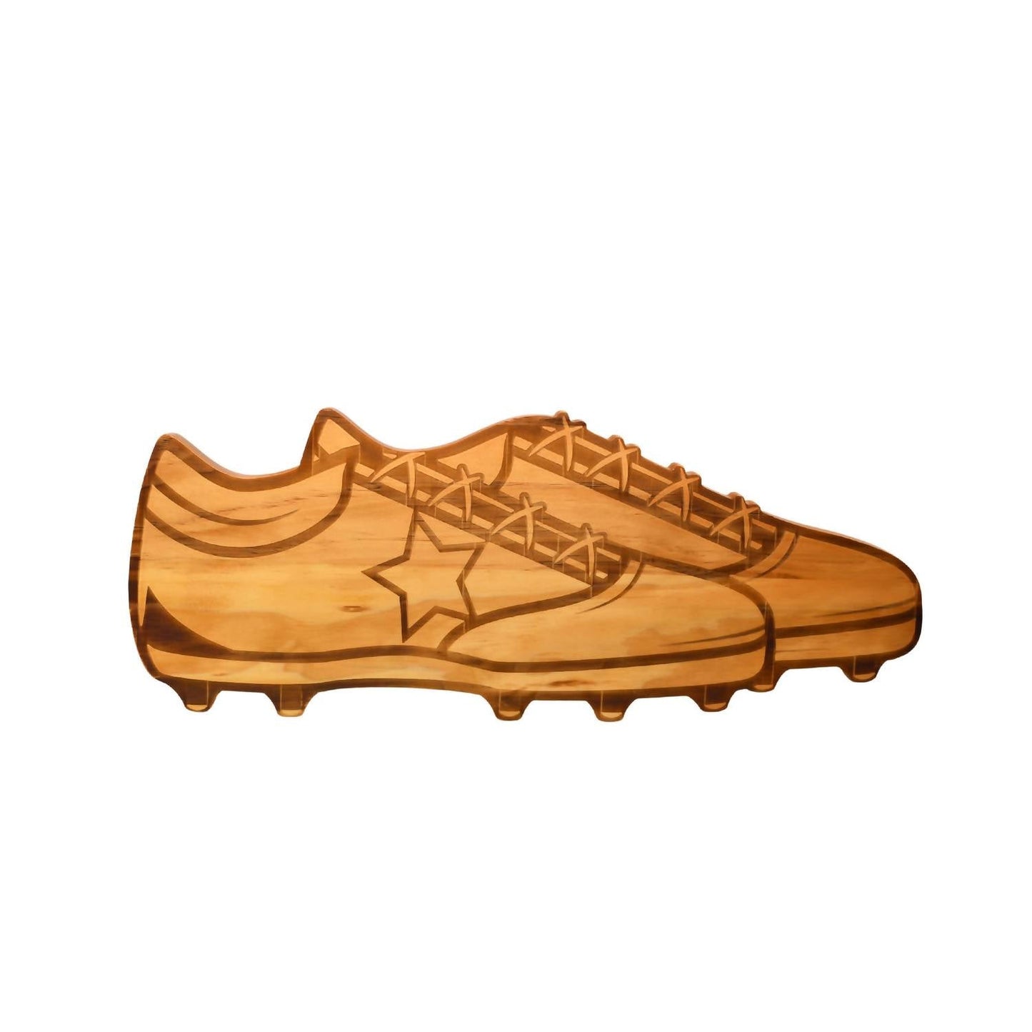 Creative Gifts International - Golf Shoes Wood Board - 7.5" x 18"