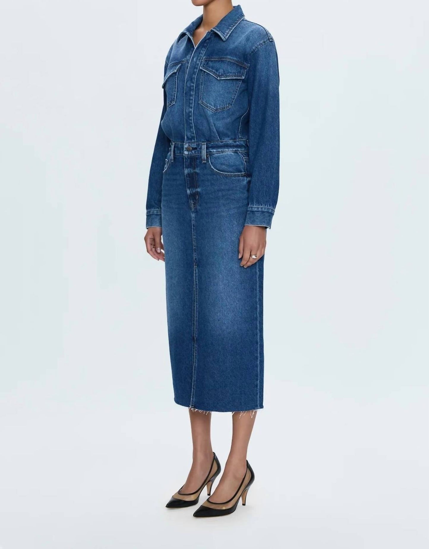 Pistola - Amira Denim Midi Dress