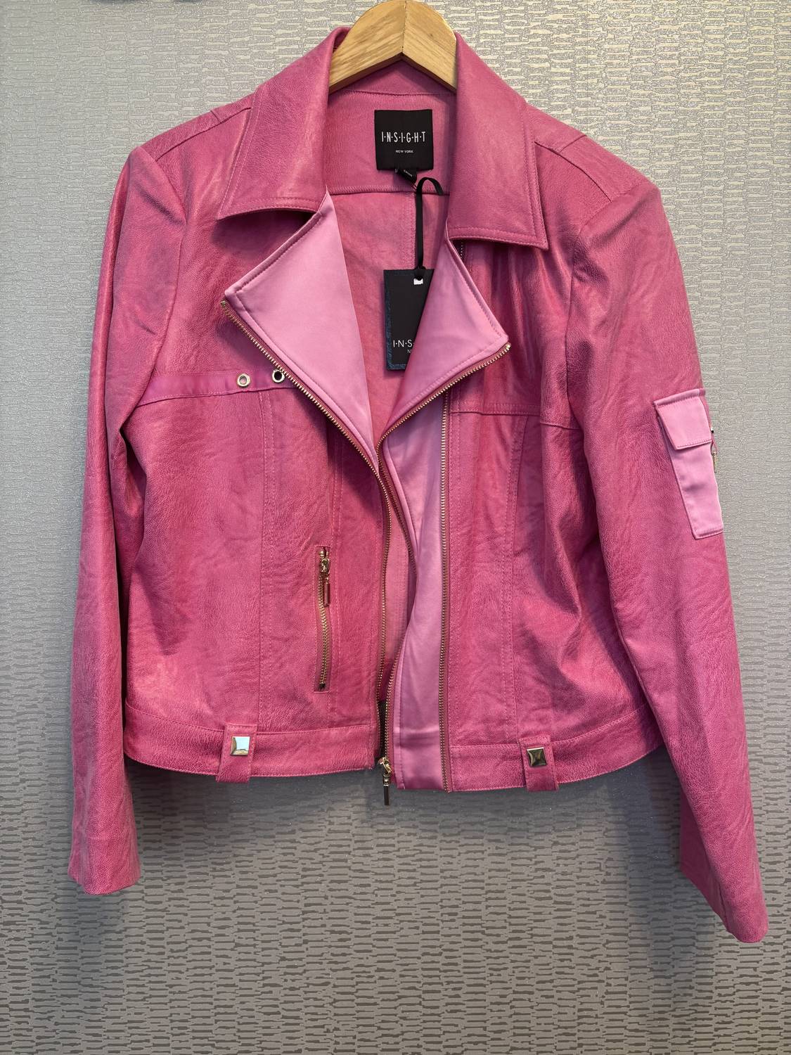 Insight - pleather moto jacket