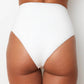 Wolven - Reversible High-waisted Bikini Bottom