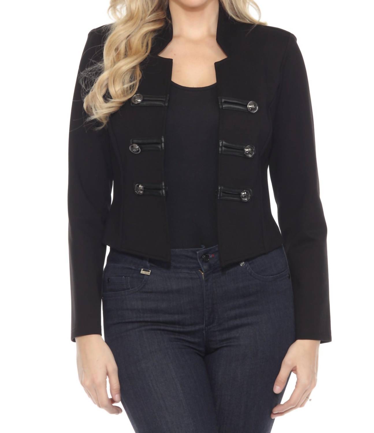 Joseph Ribkoff - Double Breasted Military Jacket