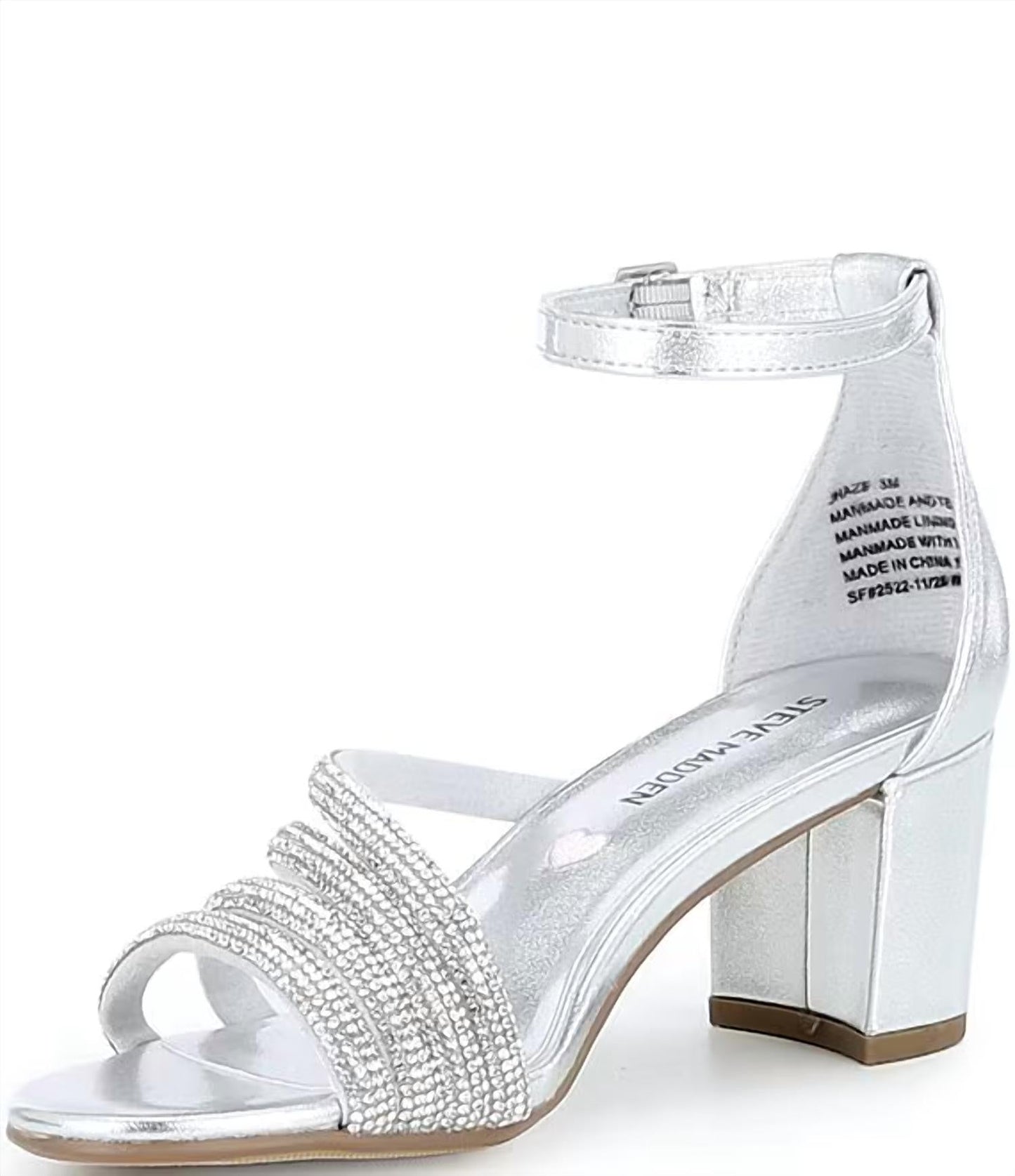 Steve Madden - Girls Haze Embellished Strappy Ankle Wrap Dress Sandal