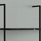 5-Tier Ladder Bookshelf with Marble Look for Office & Home