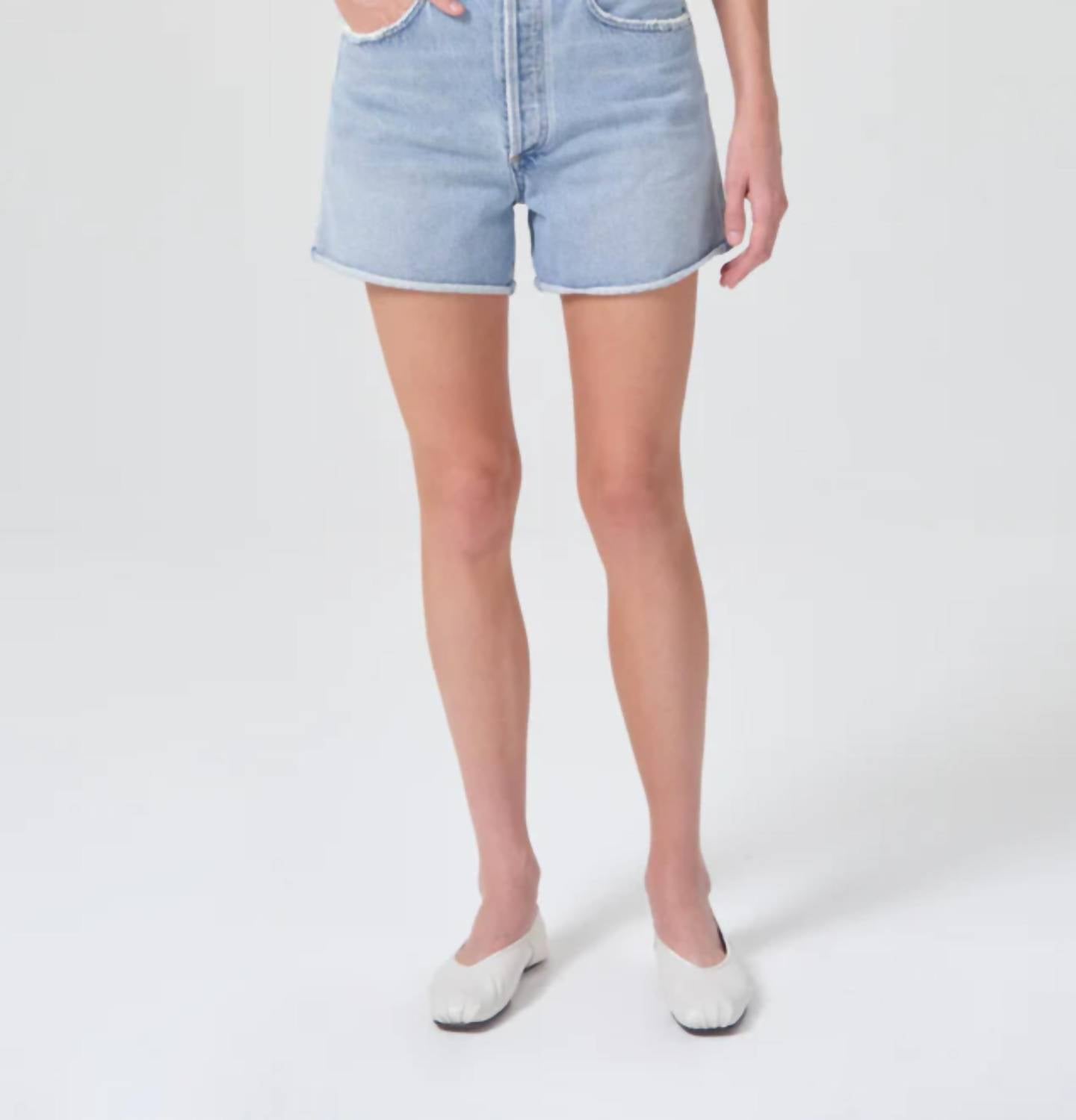 Agolde - DEE HIGH RISE ROLLED HEM SHORT