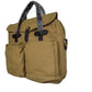 क्लब रूम - कैनवास फॉक्स ट्रिम मैसेंजर बैग