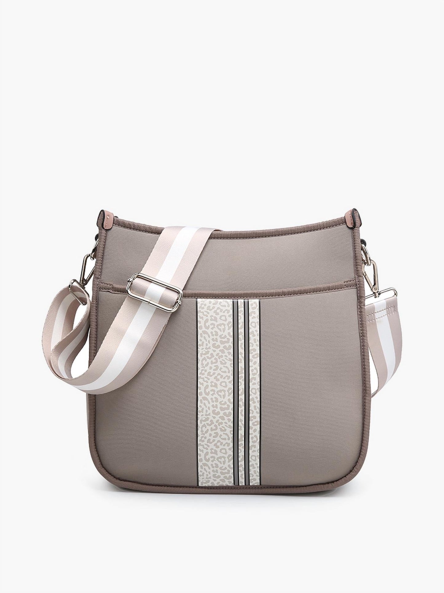 Jen & Co. - Women's Jolee Striped Crossbody Bag