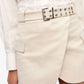 Ganni - Melange Tailoring Mini Skirt
