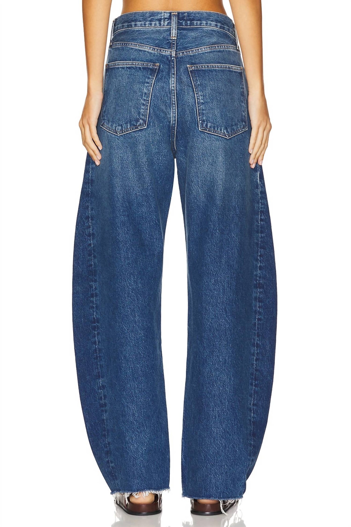 Agolde - Luna Pieced High Rise Jeans