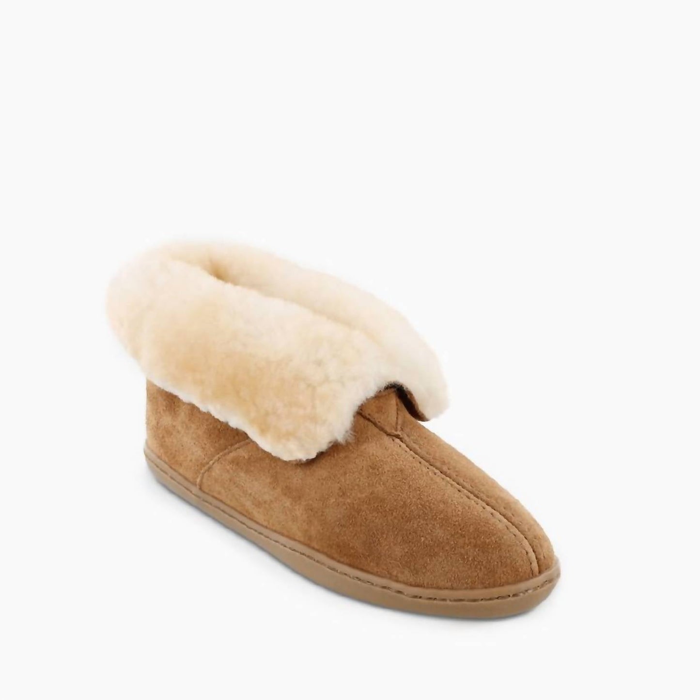 Minnetonka - Men's Sheepskin Moccasin Ankle Boots - Wide