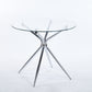 Compact Dining Table With Glass Top
