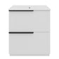 Fluted Bathroom Vanity With Ceramic Sink, Freestanding Cabinet
