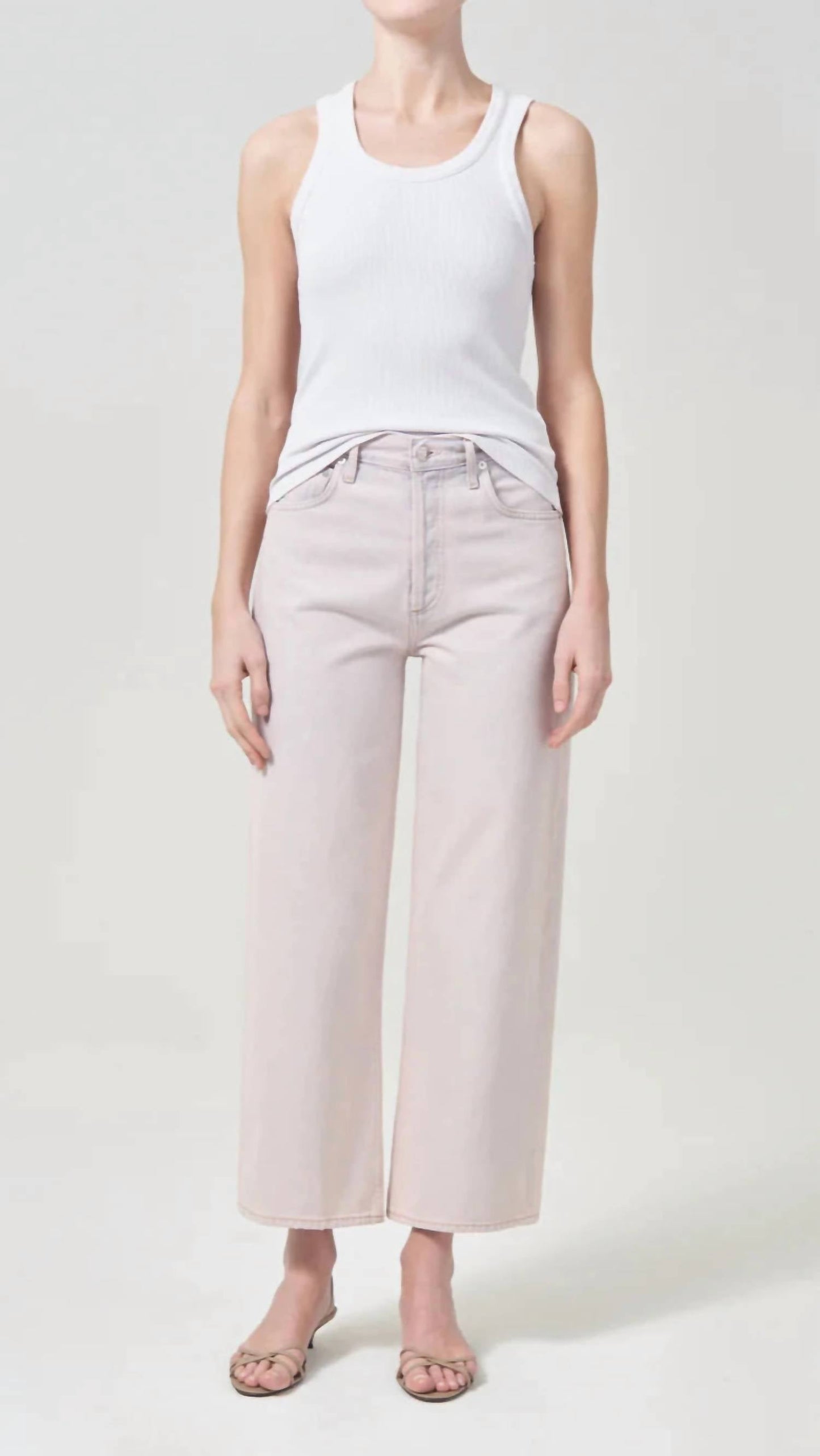 Agolde - Ren High Rise Wide Leg Jeans