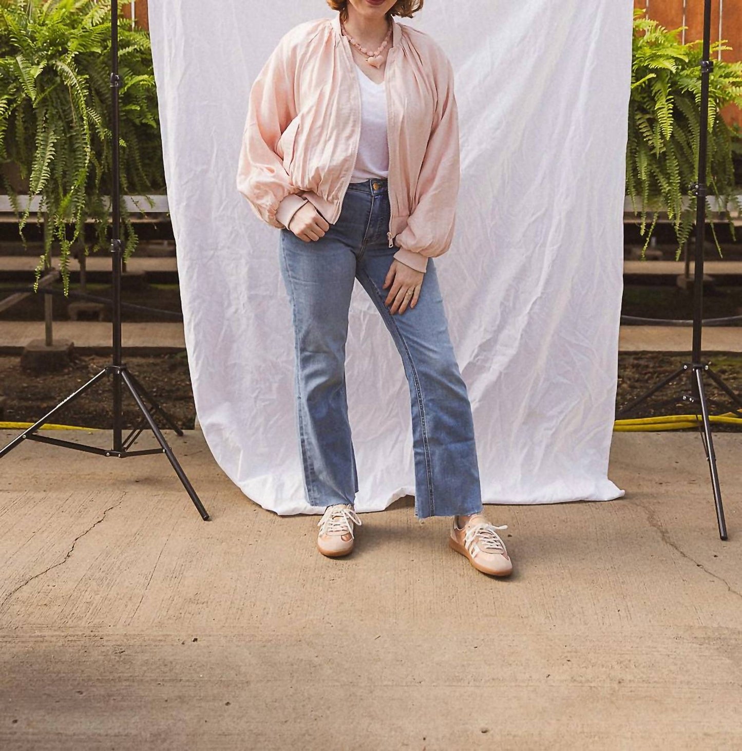 Steve Madden - Bessie Woven Bomber Jacket