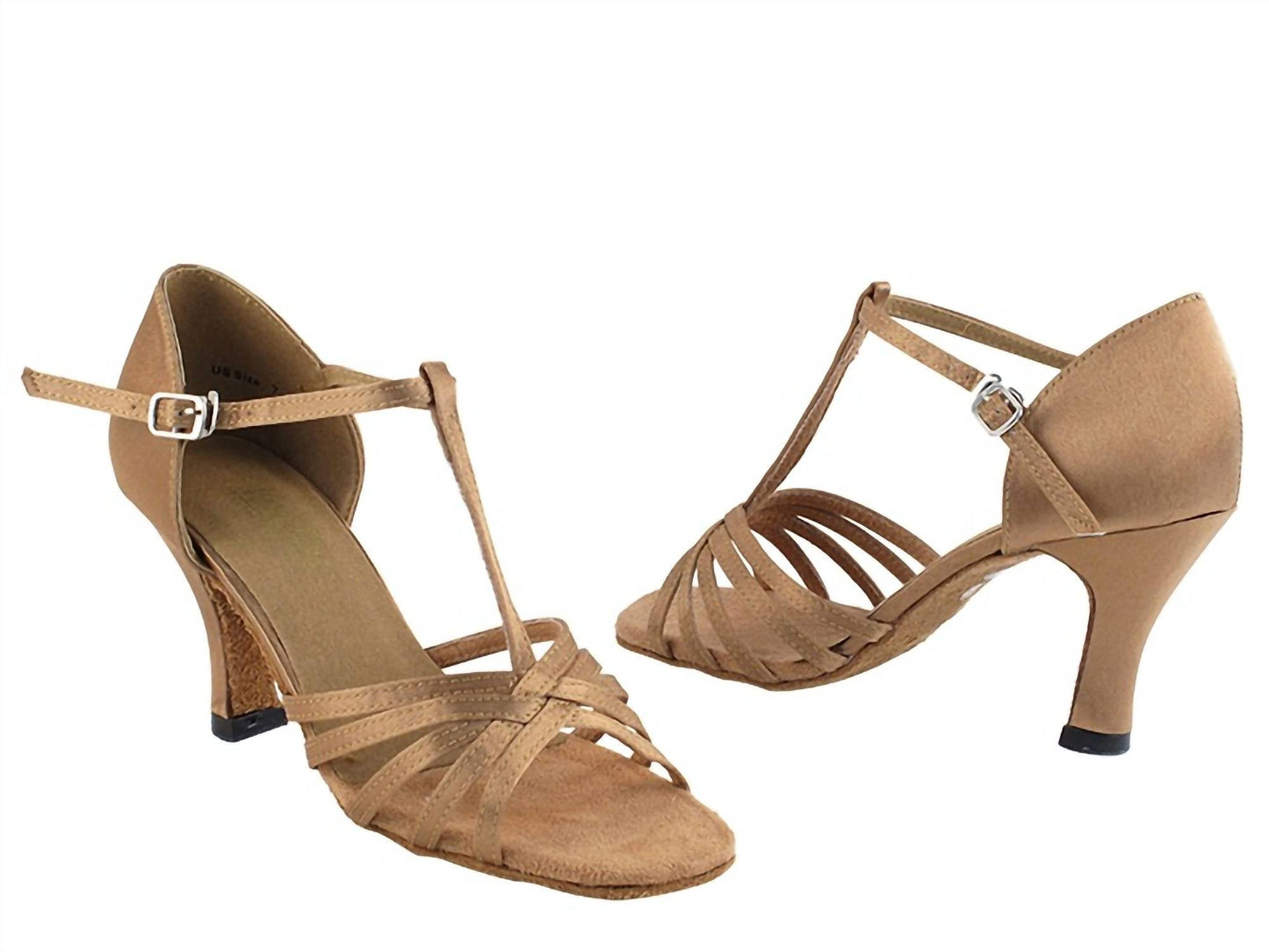 Spazio - Women S-1612 Spool Heel Sandals