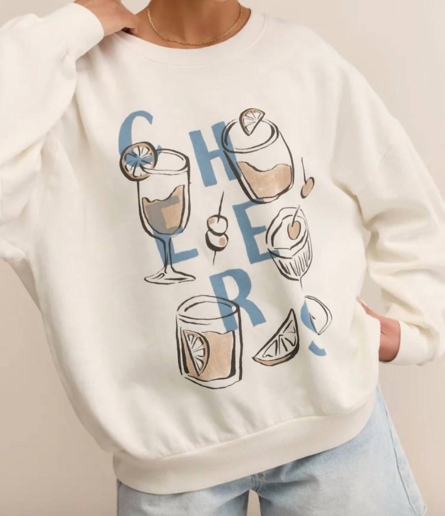 Z Supply - Cheers Sunday Long Sleeve Sweatshirt