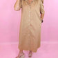 Adrienne - Ruffle Neck Shirt Dress