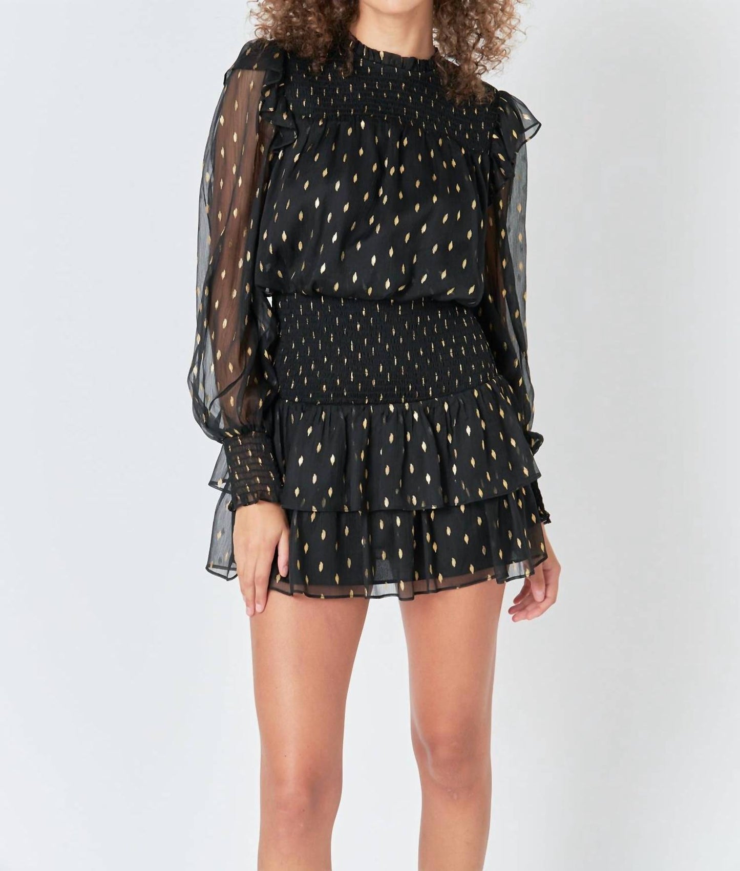 Endless Rose - Dot Printed Mini Dress
