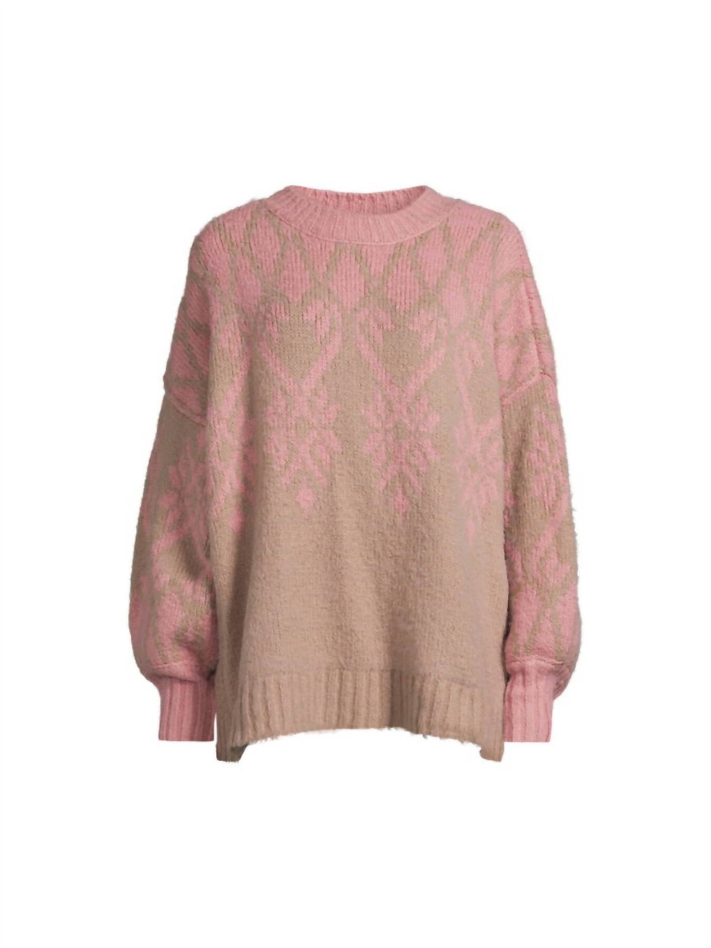 Free People - Knit Printed Tunic Sweater