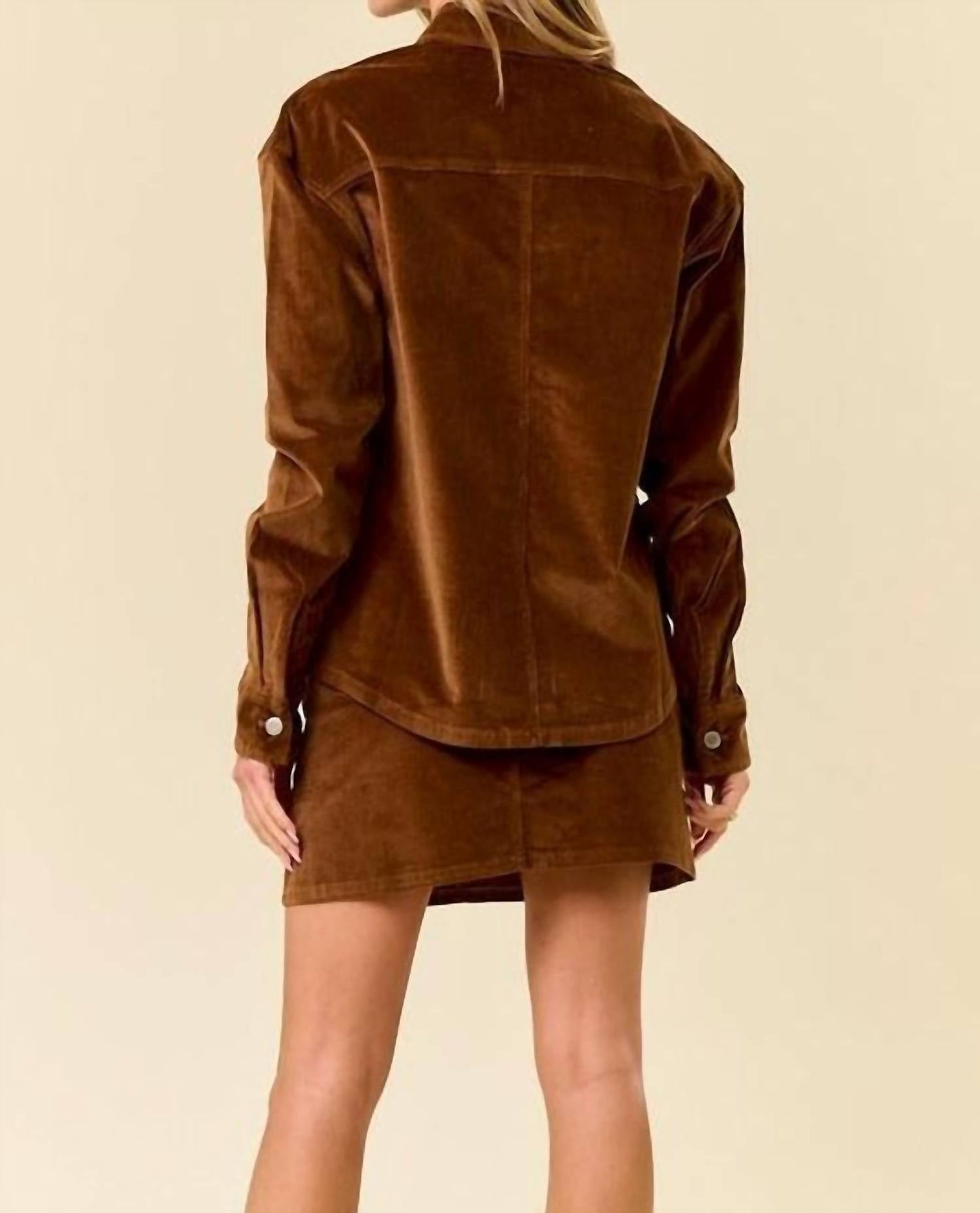 Finch La - CORDUROY MINI SKIRT