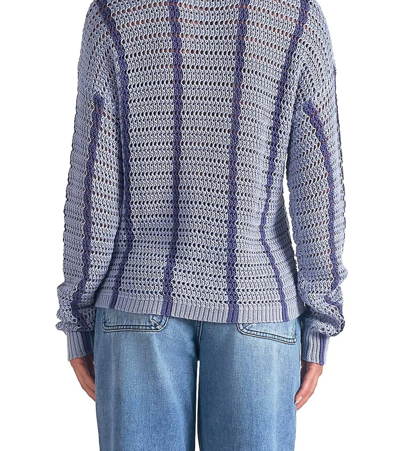 Elan - Sweater V Neck Button Down