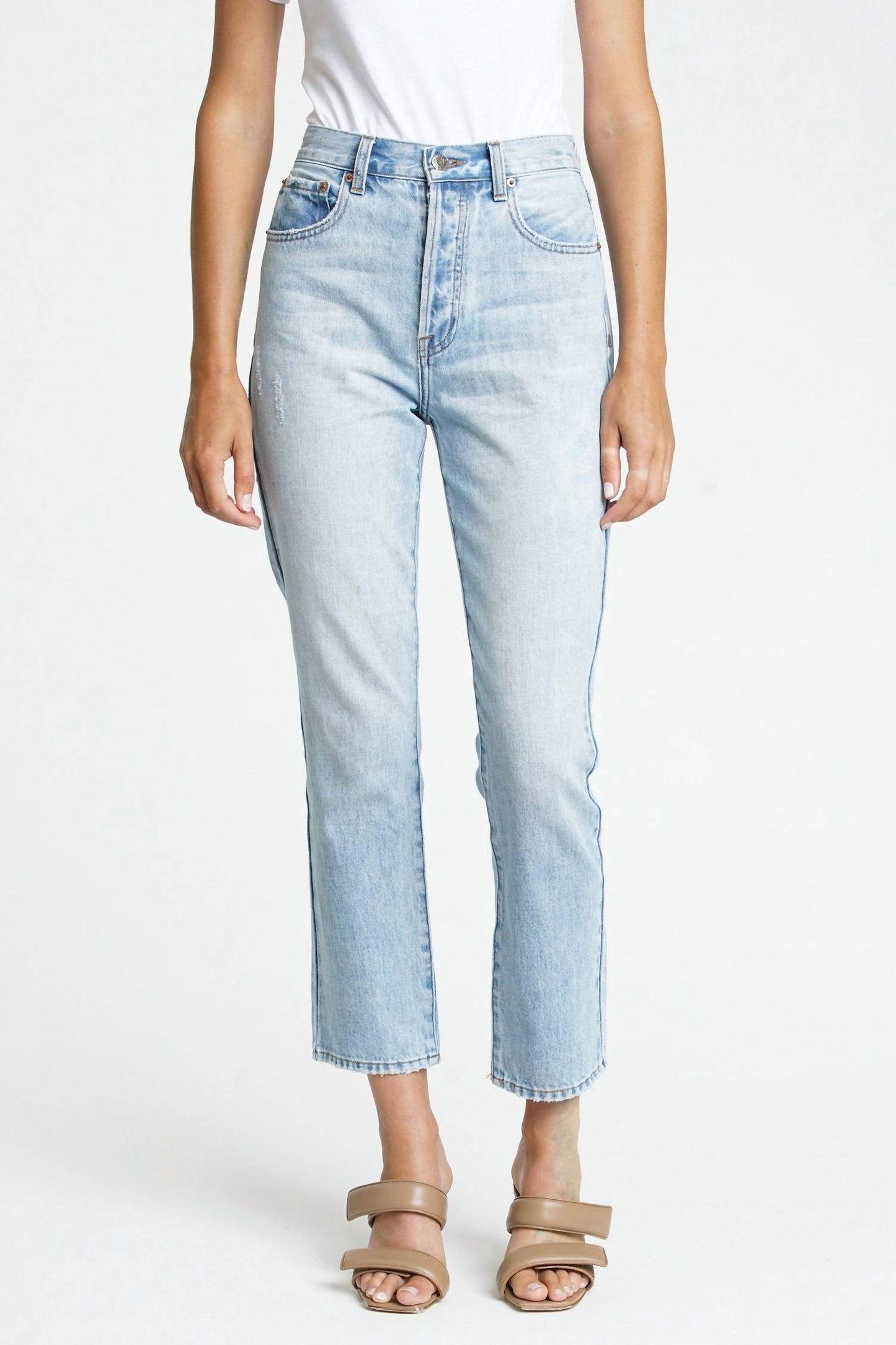 Pistola - Women's Keaton High Rise Slim Straight Jean