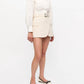 Ganni - Melange Tailoring Mini Skirt