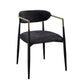 Jaramillo - Chenille Side Chair (Set of 2) - Black