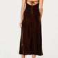 Astr - Valery Velvet Midi Dress