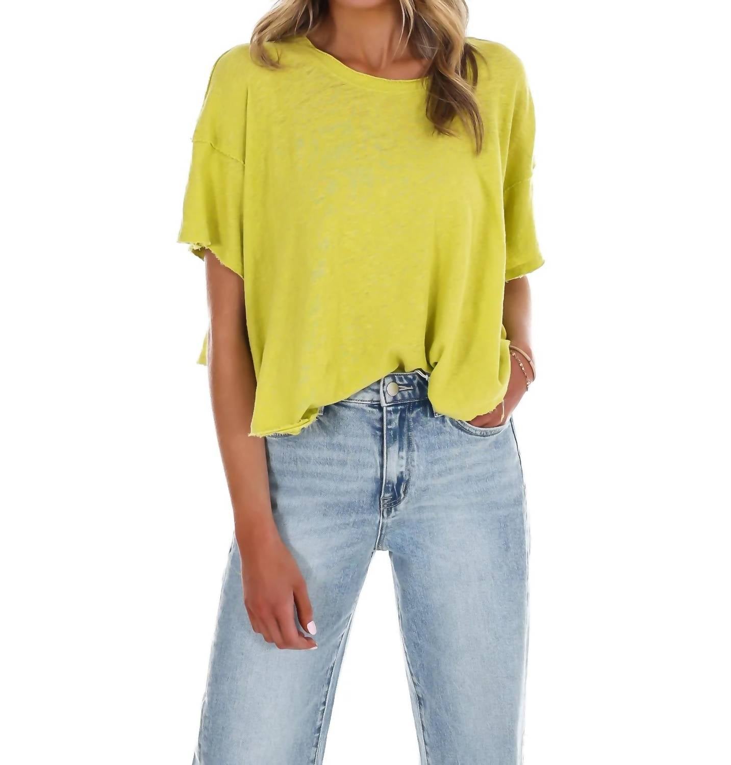 Free People - Elsie Short Sleeve Swing Tee