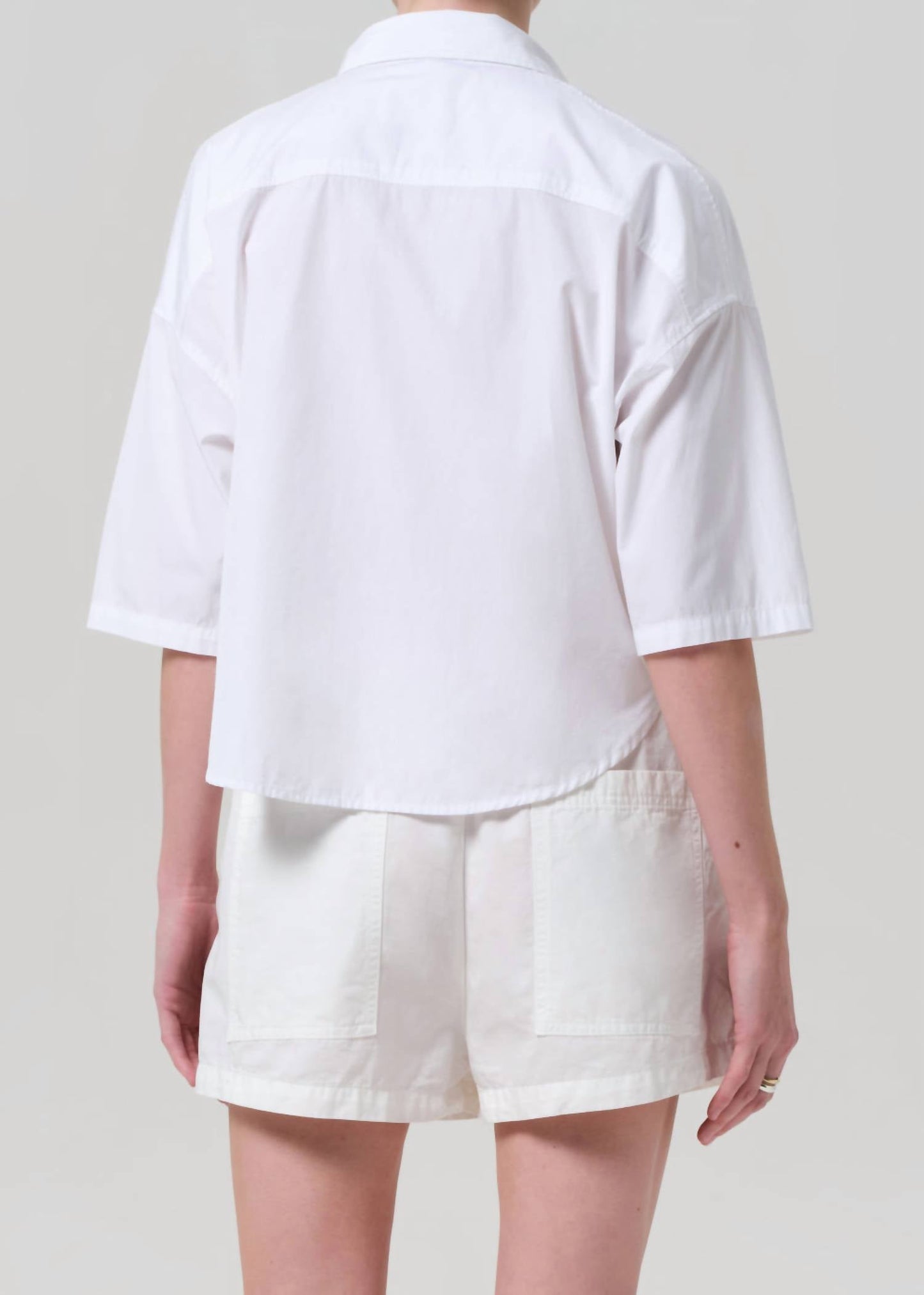 Citizens Of Humanity - Frances Cropped Cape Button Up Shirt