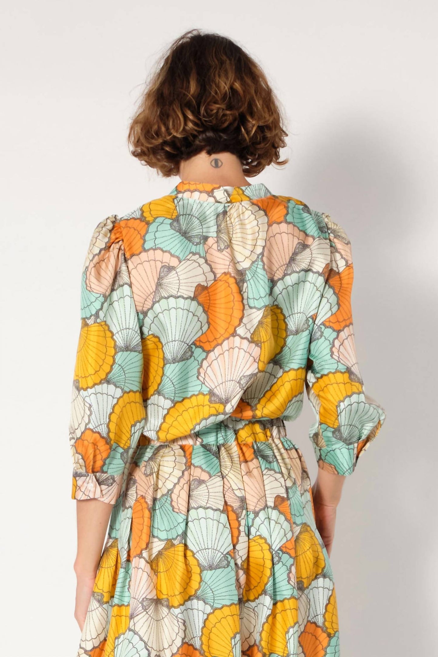 La Prestic Ouiston - Mona Balloon Three-quarter Sleeves Blouse