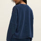 Z Supply - delphine knit denim sweatshirt