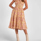 Elan - Midi Sleeveless Ruffle Dress