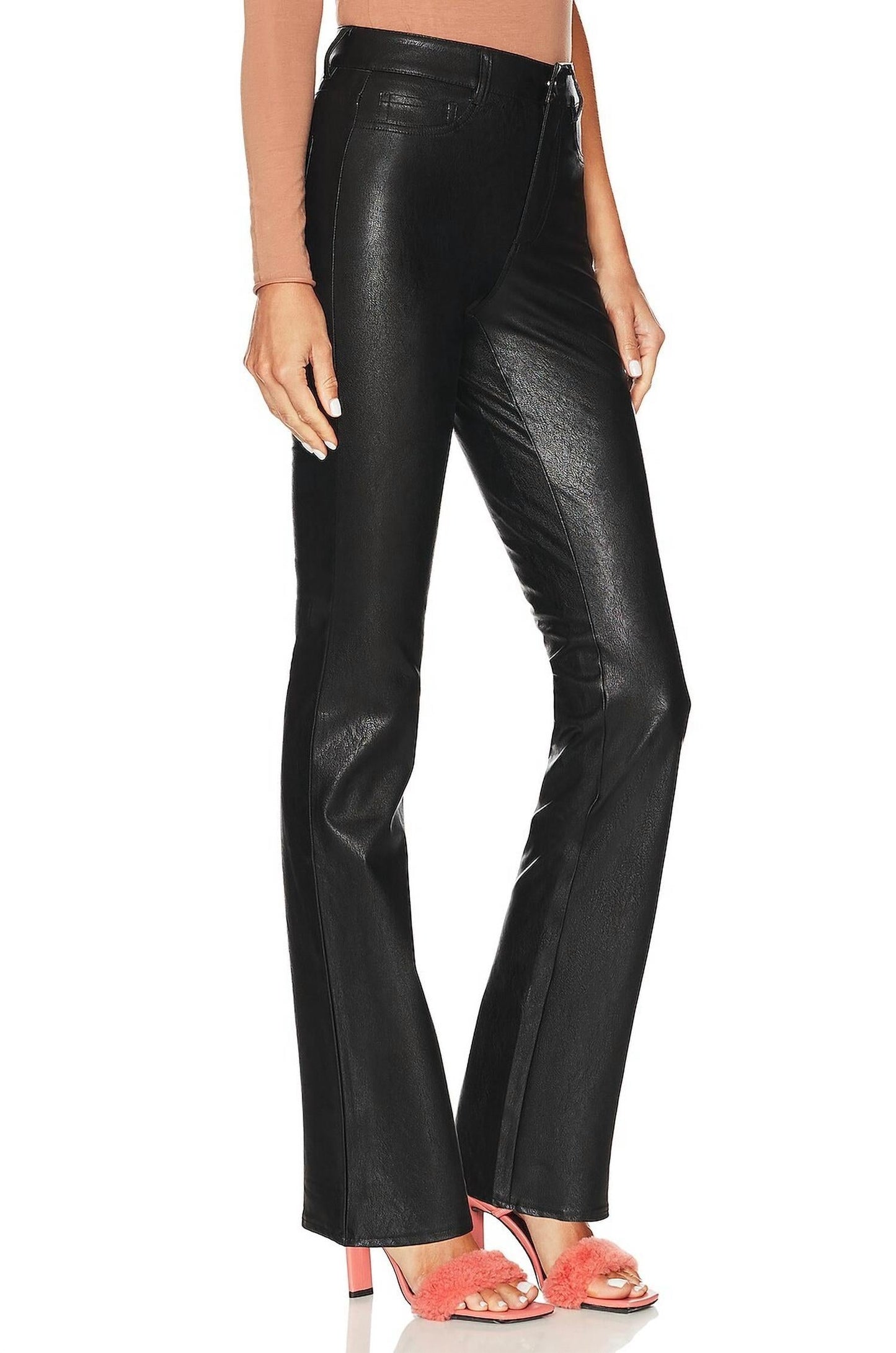 Paige - HIGH RISE FAUX LEATHER MANHATTAN BOOT