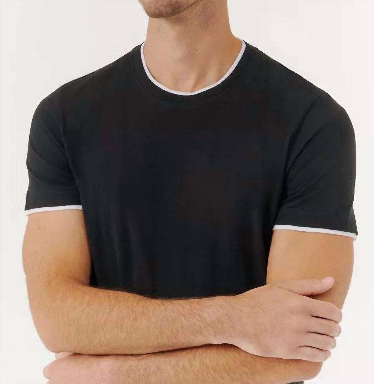 Atm - Classic Jersey Double Trim Tee