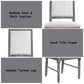 Leventis Weathered Side Chair - Cream / Gray