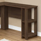 Computer Desk, Home Office, Corner, Storage Shelves, L Shape, Walnut