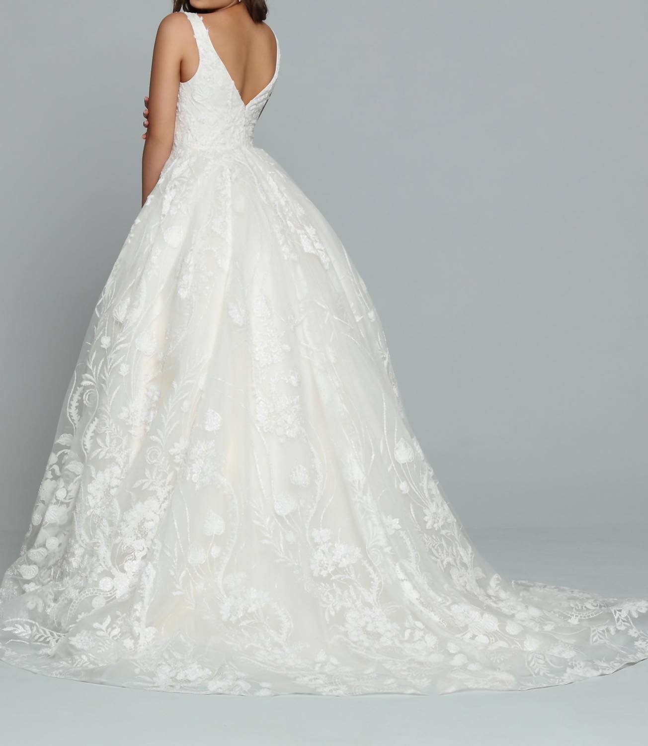 Davinci Bridal - Glitter Tulle Ball Gown