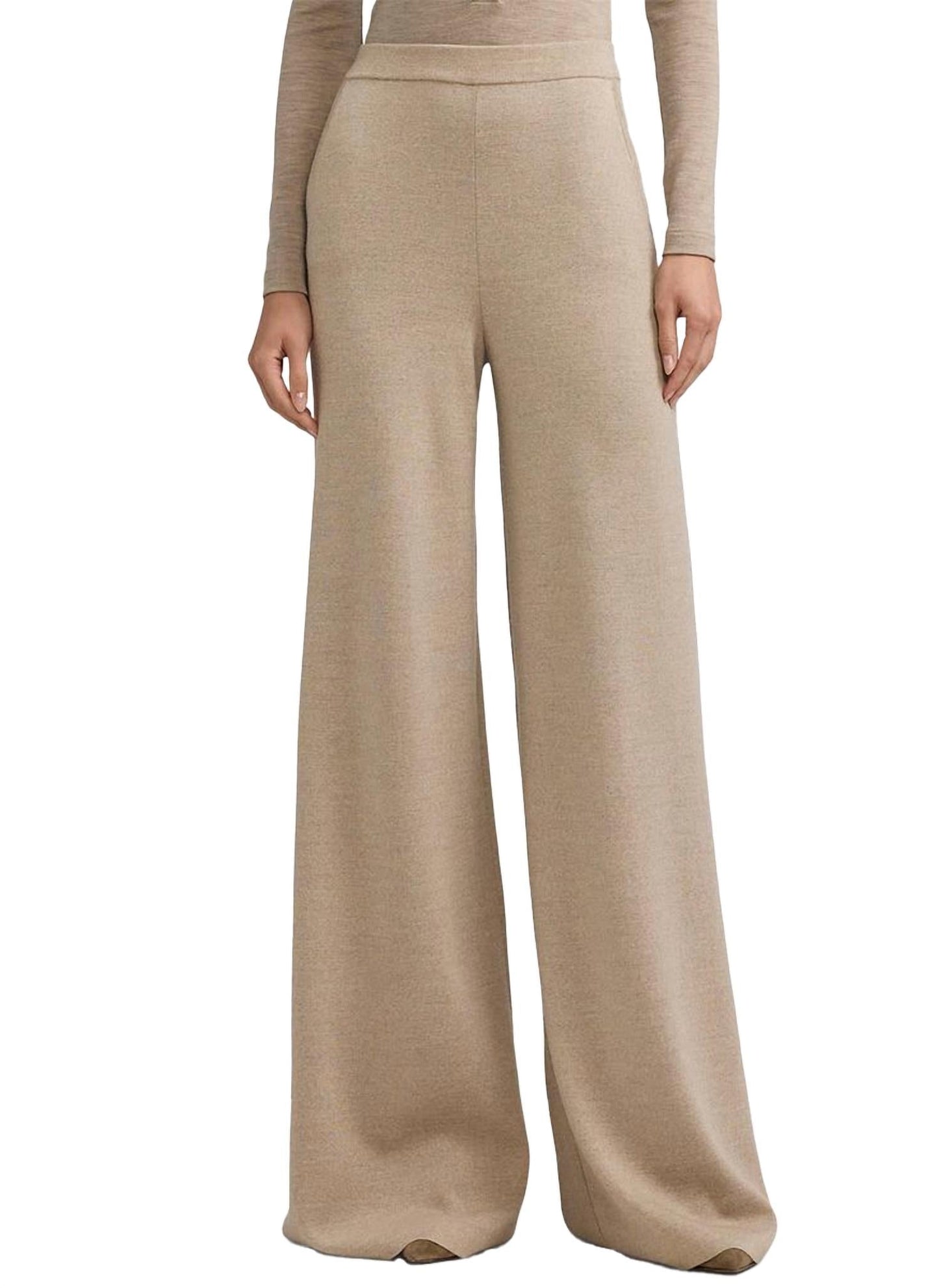 Ralph Lauren - Merino Wool Wide-Leg Sweater Pants