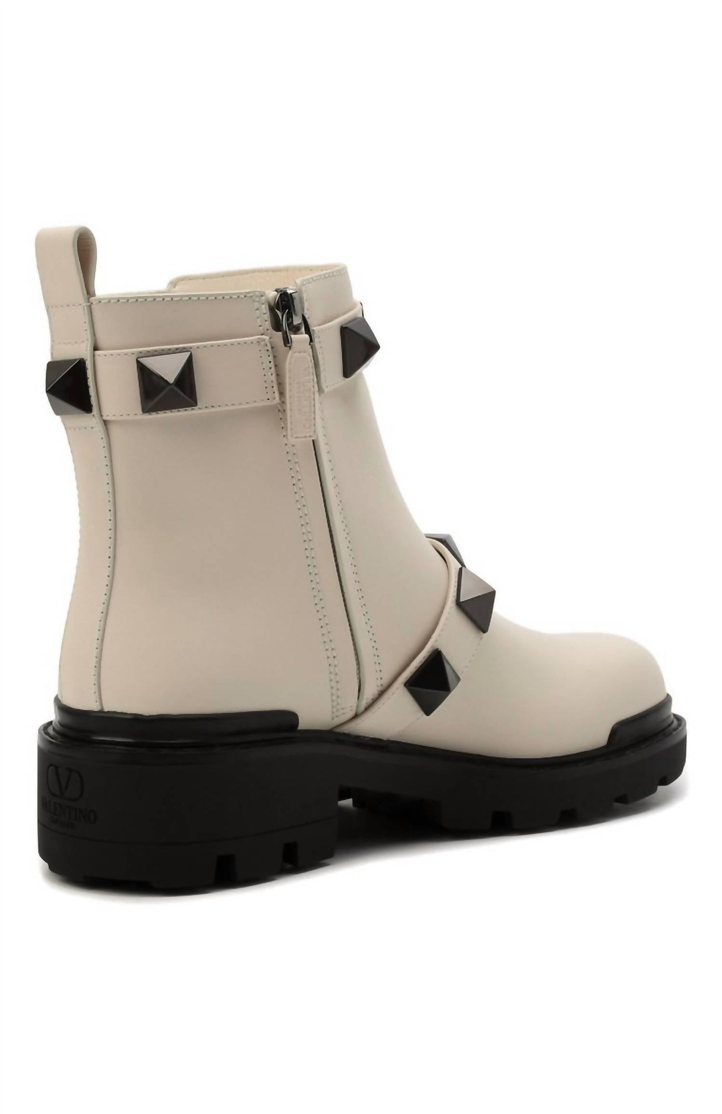 Valentino Garavani - Women's Roman Stud Leather Boots
