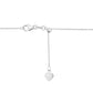 Adjustable Cable Chain in 14k White Gold (1.0mm)