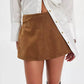Free People - PARADISE FOUND SUEDE SKORT