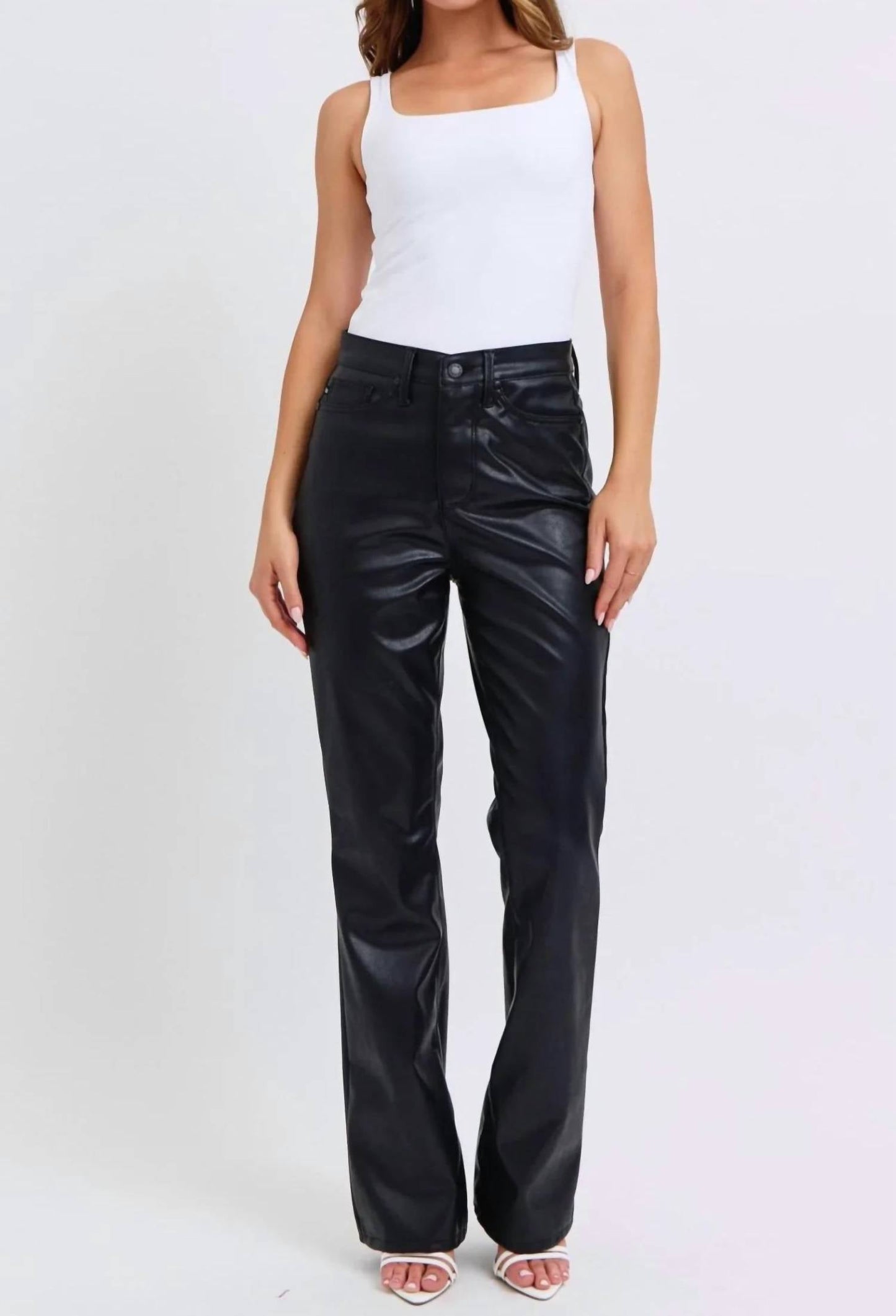 Judy Blue - Faux Leather Pants