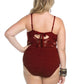 Becca - Play Sheer Cut Out One Piece Swimsuit - Plus