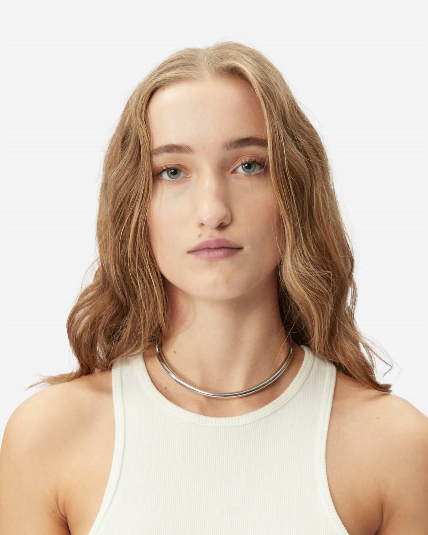 Eklexic - Women's Simple Round Collar Necklace